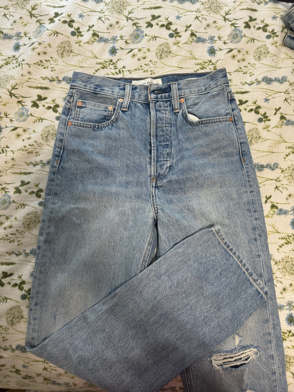 Denim Forum Bonet High Rise Loose Jean